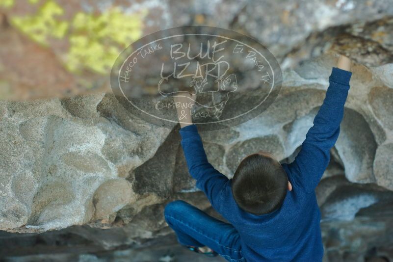 Bouldering in Hueco Tanks on 01/01/2020 with Blue Lizard Climbing and Yoga
Filename: SRM_20200101_1639190.jpg
Aperture: f/2.8
Shutter Speed: 1/250
Body: Canon EOS-1D Mark II
Lens: Canon EF 50mm f/1.8 II