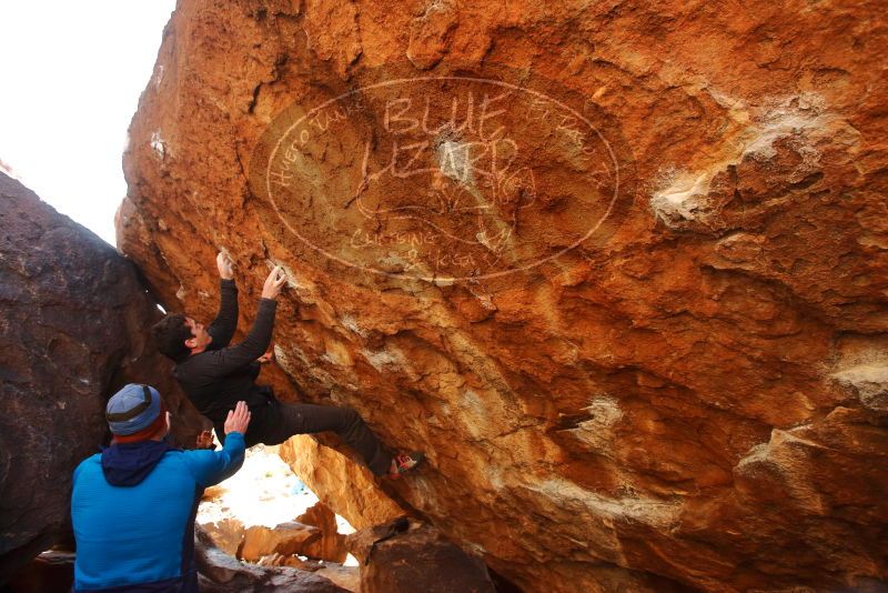 Bouldering in Hueco Tanks on 01/03/2020 with Blue Lizard Climbing and Yoga

Filename: SRM_20200103_1525160.jpg
Aperture: f/4.5
Shutter Speed: 1/250
Body: Canon EOS-1D Mark II
Lens: Canon EF 16-35mm f/2.8 L