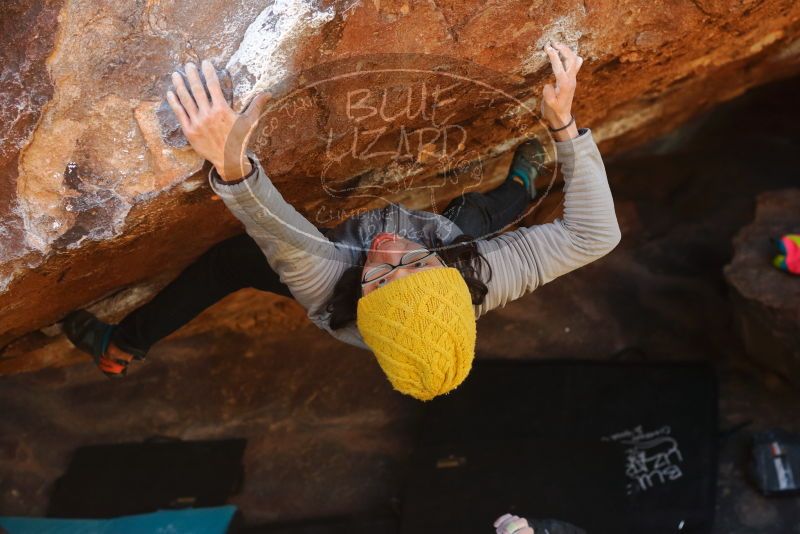 Bouldering in Hueco Tanks on 01/03/2020 with Blue Lizard Climbing and Yoga

Filename: SRM_20200103_1659030.jpg
Aperture: f/4.0
Shutter Speed: 1/250
Body: Canon EOS-1D Mark II
Lens: Canon EF 50mm f/1.8 II