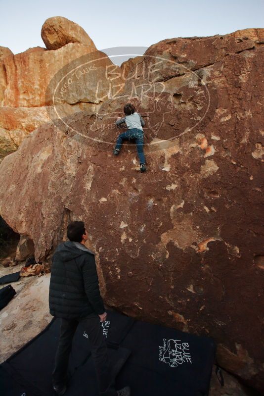 Bouldering in Hueco Tanks on 01/03/2020 with Blue Lizard Climbing and Yoga

Filename: SRM_20200103_1825470.jpg
Aperture: f/3.5
Shutter Speed: 1/160
Body: Canon EOS-1D Mark II
Lens: Canon EF 16-35mm f/2.8 L