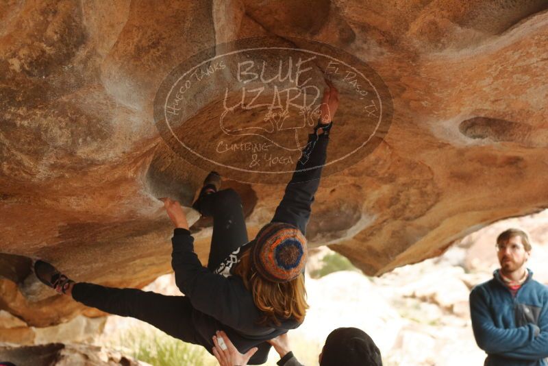 Bouldering in Hueco Tanks on 01/02/2020 with Blue Lizard Climbing and Yoga
Filename: SRM_20200102_1121080.jpg
Aperture: f/3.5
Shutter Speed: 1/250
Body: Canon EOS-1D Mark II
Lens: Canon EF 50mm f/1.8 II