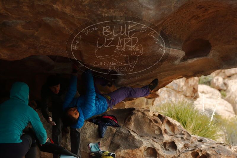 Bouldering in Hueco Tanks on 01/02/2020 with Blue Lizard Climbing and Yoga
Filename: SRM_20200102_1131470.jpg
Aperture: f/3.2
Shutter Speed: 1/250
Body: Canon EOS-1D Mark II
Lens: Canon EF 50mm f/1.8 II