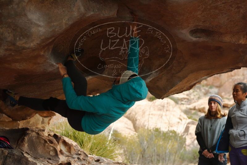 Bouldering in Hueco Tanks on 01/02/2020 with Blue Lizard Climbing and Yoga
Filename: SRM_20200102_1132590.jpg
Aperture: f/3.2
Shutter Speed: 1/250
Body: Canon EOS-1D Mark II
Lens: Canon EF 50mm f/1.8 II