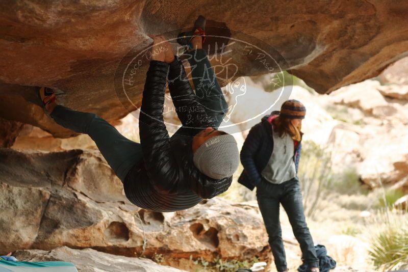 Bouldering in Hueco Tanks on 01/02/2020 with Blue Lizard Climbing and Yoga

Filename: SRM_20200102_1144040.jpg
Aperture: f/3.2
Shutter Speed: 1/250
Body: Canon EOS-1D Mark II
Lens: Canon EF 50mm f/1.8 II
