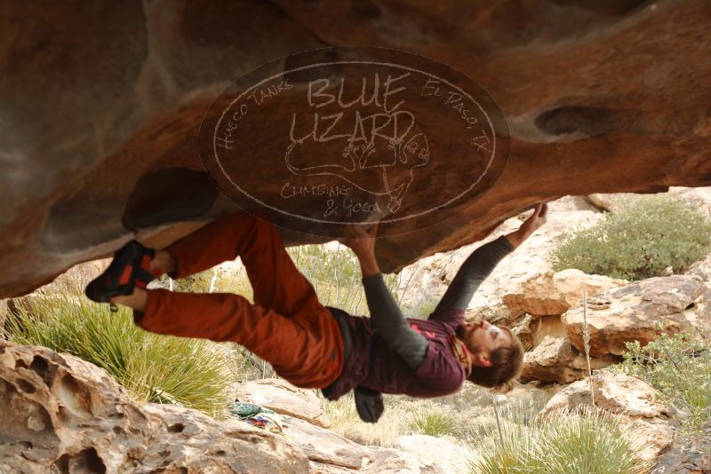 Bouldering in Hueco Tanks on 01/02/2020 with Blue Lizard Climbing and Yoga
Filename: SRM_20200102_1147500.jpg
Aperture: f/4.0
Shutter Speed: 1/250
Body: Canon EOS-1D Mark II
Lens: Canon EF 50mm f/1.8 II