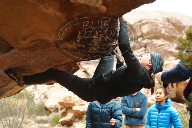 Bouldering in Hueco Tanks on 01/02/2020 with Blue Lizard Climbing and Yoga
Filename: SRM_20200102_1151410.jpg
Aperture: f/4.0
Shutter Speed: 1/250
Body: Canon EOS-1D Mark II
Lens: Canon EF 50mm f/1.8 II