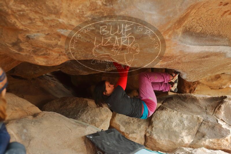 Bouldering in Hueco Tanks on 01/02/2020 with Blue Lizard Climbing and Yoga

Filename: SRM_20200102_1153070.jpg
Aperture: f/2.8
Shutter Speed: 1/200
Body: Canon EOS-1D Mark II
Lens: Canon EF 50mm f/1.8 II