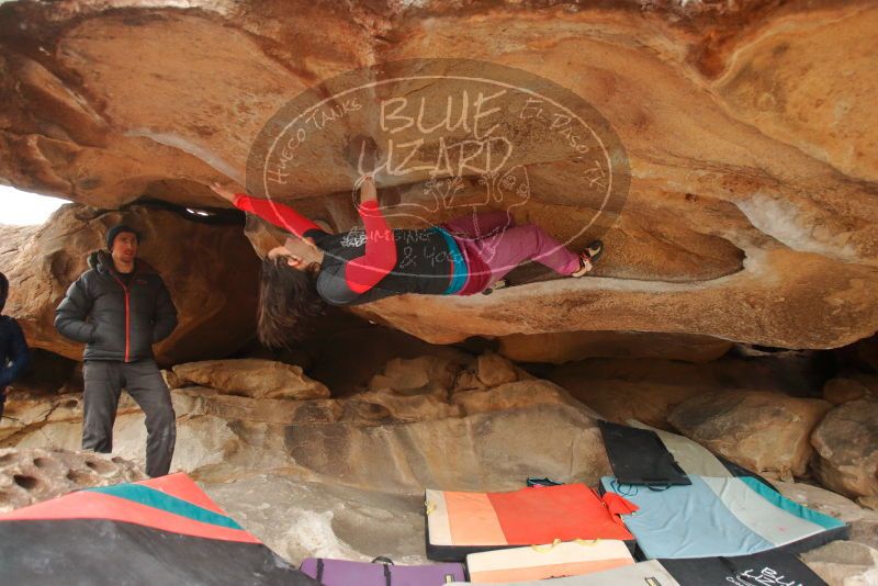 Bouldering in Hueco Tanks on 01/02/2020 with Blue Lizard Climbing and Yoga

Filename: SRM_20200102_1211410.jpg
Aperture: f/3.5
Shutter Speed: 1/250
Body: Canon EOS-1D Mark II
Lens: Canon EF 16-35mm f/2.8 L