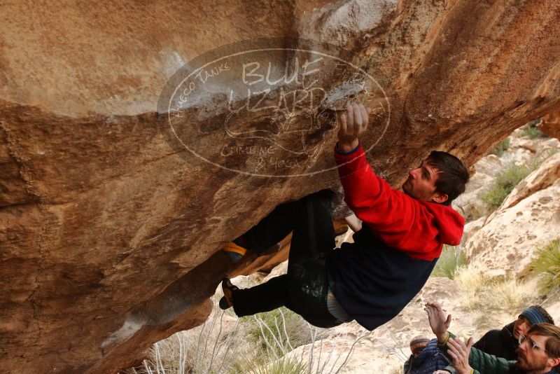 Bouldering in Hueco Tanks on 01/02/2020 with Blue Lizard Climbing and Yoga
Filename: SRM_20200102_1334330.jpg
Aperture: f/5.6
Shutter Speed: 1/250
Body: Canon EOS-1D Mark II
Lens: Canon EF 16-35mm f/2.8 L