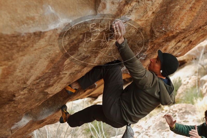 Bouldering in Hueco Tanks on 01/02/2020 with Blue Lizard Climbing and Yoga

Filename: SRM_20200102_1403141.jpg
Aperture: f/2.8
Shutter Speed: 1/250
Body: Canon EOS-1D Mark II
Lens: Canon EF 50mm f/1.8 II