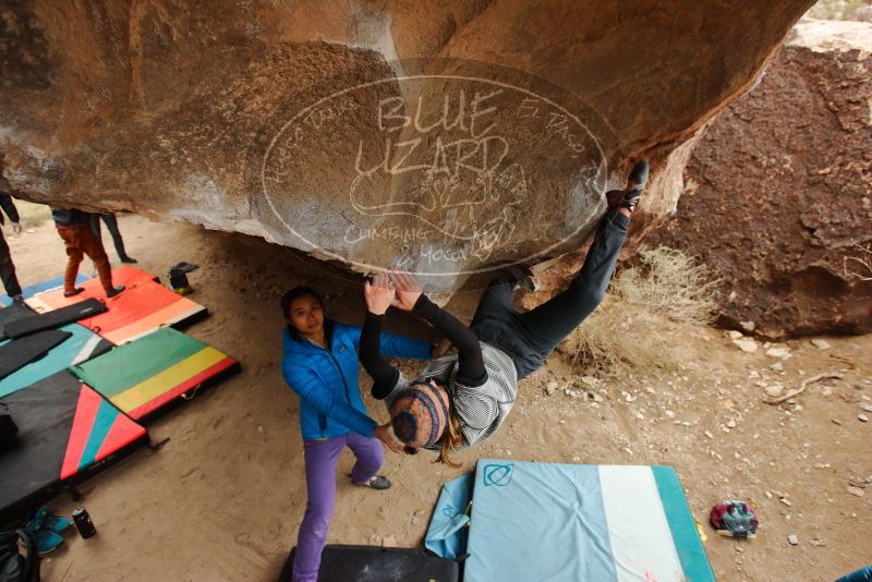 Bouldering in Hueco Tanks on 01/02/2020 with Blue Lizard Climbing and Yoga
Filename: SRM_20200102_1441030.jpg
Aperture: f/4.0
Shutter Speed: 1/250
Body: Canon EOS-1D Mark II
Lens: Canon EF 16-35mm f/2.8 L