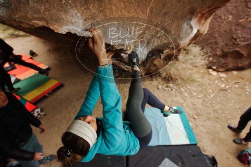 Bouldering in Hueco Tanks on 01/02/2020 with Blue Lizard Climbing and Yoga
Filename: SRM_20200102_1443300.jpg
Aperture: f/4.0
Shutter Speed: 1/250
Body: Canon EOS-1D Mark II
Lens: Canon EF 16-35mm f/2.8 L
