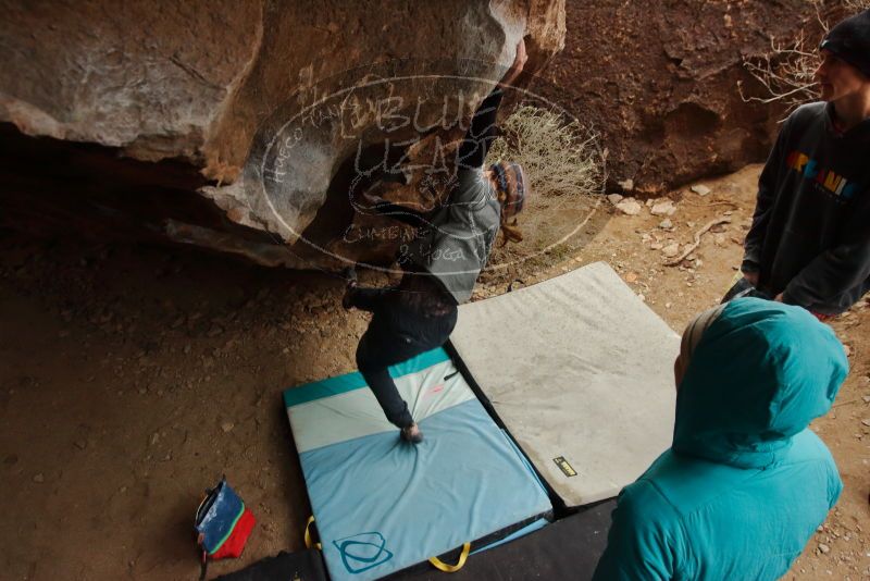 Bouldering in Hueco Tanks on 01/02/2020 with Blue Lizard Climbing and Yoga

Filename: SRM_20200102_1450140.jpg
Aperture: f/5.6
Shutter Speed: 1/250
Body: Canon EOS-1D Mark II
Lens: Canon EF 16-35mm f/2.8 L