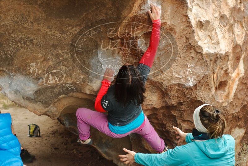 Bouldering in Hueco Tanks on 01/02/2020 with Blue Lizard Climbing and Yoga

Filename: SRM_20200102_1511100.jpg
Aperture: f/3.5
Shutter Speed: 1/250
Body: Canon EOS-1D Mark II
Lens: Canon EF 50mm f/1.8 II