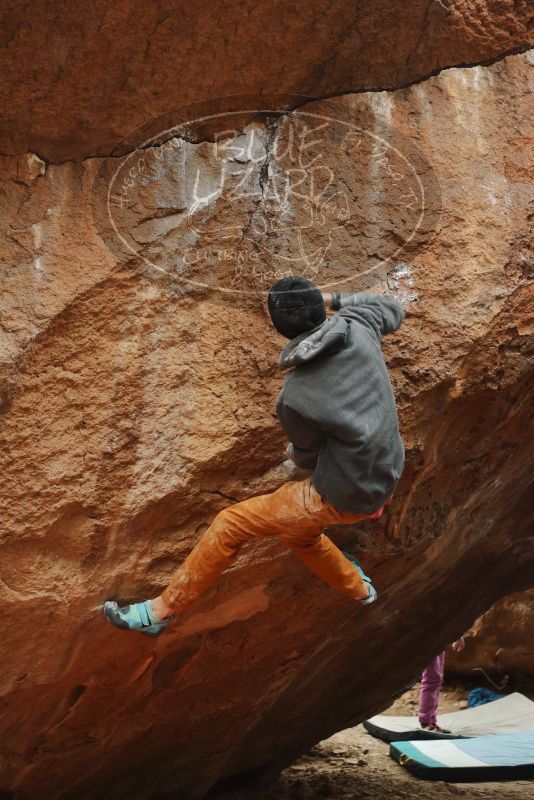 Bouldering in Hueco Tanks on 01/02/2020 with Blue Lizard Climbing and Yoga
Filename: SRM_20200102_1512210.jpg
Aperture: f/3.5
Shutter Speed: 1/250
Body: Canon EOS-1D Mark II
Lens: Canon EF 50mm f/1.8 II