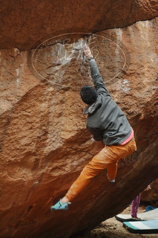 Bouldering in Hueco Tanks on 01/02/2020 with Blue Lizard Climbing and Yoga

Filename: SRM_20200102_1512220.jpg
Aperture: f/3.5
Shutter Speed: 1/250
Body: Canon EOS-1D Mark II
Lens: Canon EF 50mm f/1.8 II