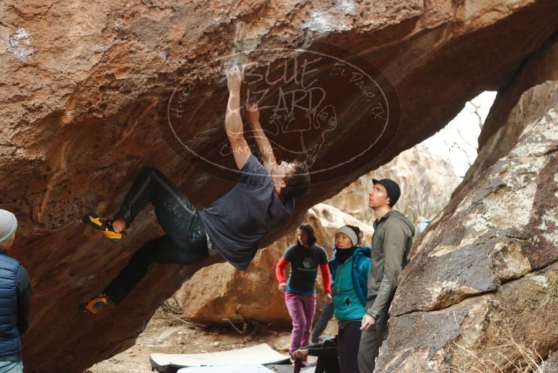 Bouldering in Hueco Tanks on 01/02/2020 with Blue Lizard Climbing and Yoga

Filename: SRM_20200102_1519190.jpg
Aperture: f/3.5
Shutter Speed: 1/250
Body: Canon EOS-1D Mark II
Lens: Canon EF 50mm f/1.8 II