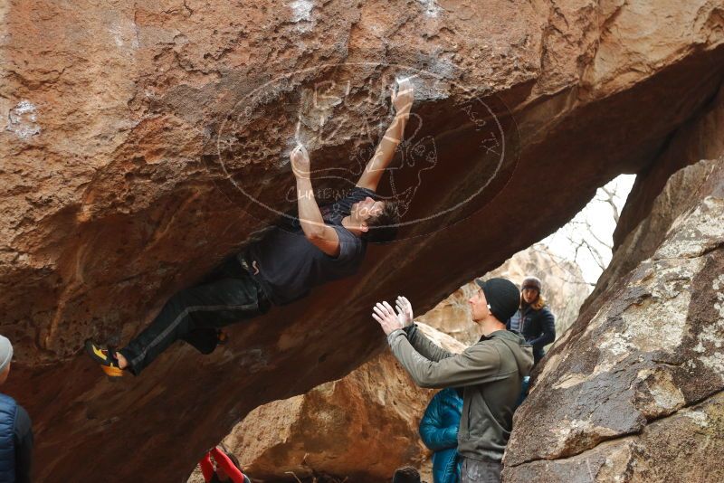 Bouldering in Hueco Tanks on 01/02/2020 with Blue Lizard Climbing and Yoga

Filename: SRM_20200102_1519270.jpg
Aperture: f/4.0
Shutter Speed: 1/250
Body: Canon EOS-1D Mark II
Lens: Canon EF 50mm f/1.8 II