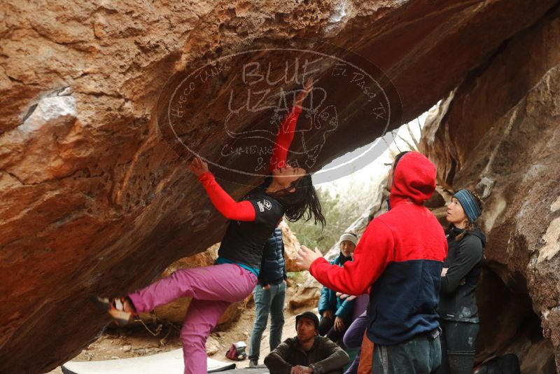 Bouldering in Hueco Tanks on 01/02/2020 with Blue Lizard Climbing and Yoga

Filename: SRM_20200102_1533480.jpg
Aperture: f/3.5
Shutter Speed: 1/250
Body: Canon EOS-1D Mark II
Lens: Canon EF 50mm f/1.8 II
