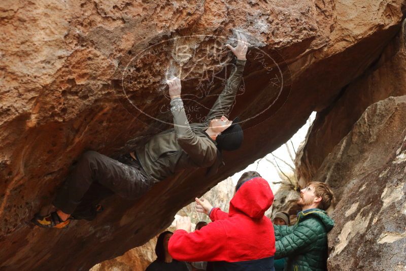 Bouldering in Hueco Tanks on 01/02/2020 with Blue Lizard Climbing and Yoga

Filename: SRM_20200102_1537010.jpg
Aperture: f/4.5
Shutter Speed: 1/250
Body: Canon EOS-1D Mark II
Lens: Canon EF 50mm f/1.8 II