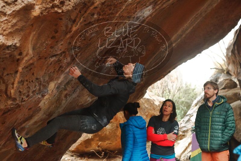 Bouldering in Hueco Tanks on 01/02/2020 with Blue Lizard Climbing and Yoga

Filename: SRM_20200102_1606230.jpg
Aperture: f/3.5
Shutter Speed: 1/250
Body: Canon EOS-1D Mark II
Lens: Canon EF 50mm f/1.8 II