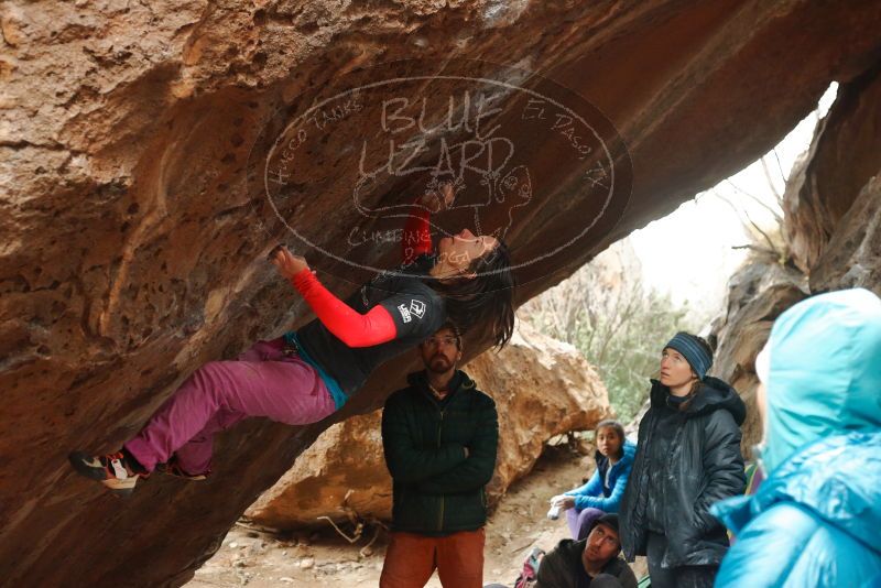 Bouldering in Hueco Tanks on 01/02/2020 with Blue Lizard Climbing and Yoga

Filename: SRM_20200102_1608120.jpg
Aperture: f/4.0
Shutter Speed: 1/250
Body: Canon EOS-1D Mark II
Lens: Canon EF 50mm f/1.8 II