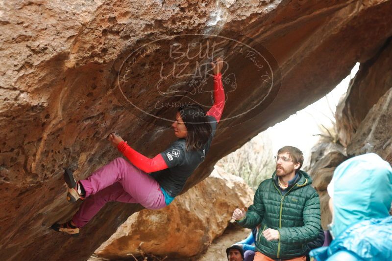 Bouldering in Hueco Tanks on 01/02/2020 with Blue Lizard Climbing and Yoga
Filename: SRM_20200102_1608150.jpg
Aperture: f/3.5
Shutter Speed: 1/250
Body: Canon EOS-1D Mark II
Lens: Canon EF 50mm f/1.8 II