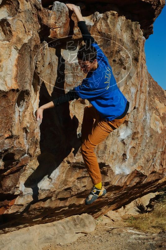 Bouldering in Hueco Tanks on 01/05/2020 with Blue Lizard Climbing and Yoga
Filename: SRM_20200105_1057360.jpg
Aperture: f/14.0
Shutter Speed: 1/200
Body: Canon EOS-1D Mark II
Lens: Canon EF 50mm f/1.8 II