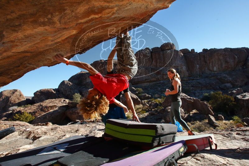 Bouldering in Hueco Tanks on 01/05/2020 with Blue Lizard Climbing and Yoga

Filename: SRM_20200105_1122531.jpg
Aperture: f/8.0
Shutter Speed: 1/320
Body: Canon EOS-1D Mark II
Lens: Canon EF 16-35mm f/2.8 L