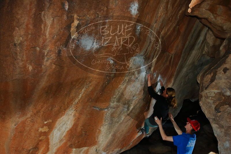 Bouldering in Hueco Tanks on 01/05/2020 with Blue Lizard Climbing and Yoga

Filename: SRM_20200105_1145240.jpg
Aperture: f/8.0
Shutter Speed: 1/250
Body: Canon EOS-1D Mark II
Lens: Canon EF 16-35mm f/2.8 L