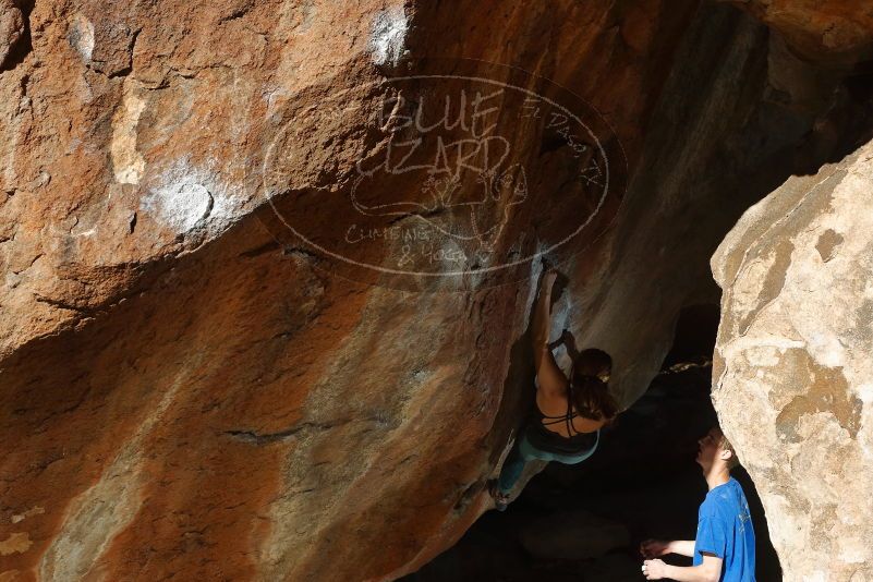 Bouldering in Hueco Tanks on 01/05/2020 with Blue Lizard Climbing and Yoga
Filename: SRM_20200105_1219440.jpg
Aperture: f/8.0
Shutter Speed: 1/250
Body: Canon EOS-1D Mark II
Lens: Canon EF 50mm f/1.8 II
