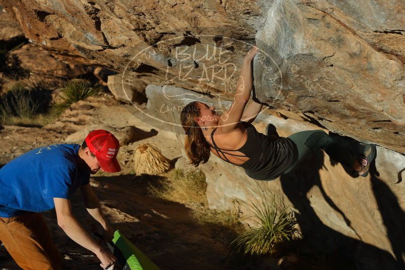 Bouldering in Hueco Tanks on 01/05/2020 with Blue Lizard Climbing and Yoga
Filename: SRM_20200105_1704360.jpg
Aperture: f/5.0
Shutter Speed: 1/640
Body: Canon EOS-1D Mark II
Lens: Canon EF 50mm f/1.8 II