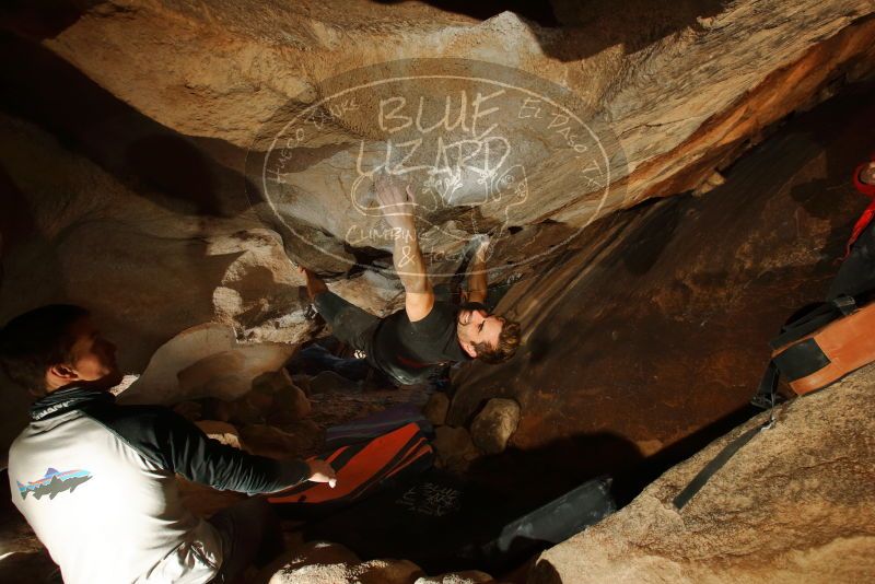 Bouldering in Hueco Tanks on 01/04/2020 with Blue Lizard Climbing and Yoga

Filename: SRM_20200104_1100020.jpg
Aperture: f/6.3
Shutter Speed: 1/250
Body: Canon EOS-1D Mark II
Lens: Canon EF 16-35mm f/2.8 L