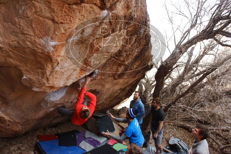 Bouldering in Hueco Tanks on 01/04/2020 with Blue Lizard Climbing and Yoga

Filename: SRM_20200104_1246430.jpg
Aperture: f/5.6
Shutter Speed: 1/250
Body: Canon EOS-1D Mark II
Lens: Canon EF 16-35mm f/2.8 L