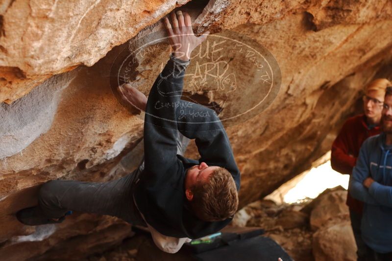 Bouldering in Hueco Tanks on 01/04/2020 with Blue Lizard Climbing and Yoga

Filename: SRM_20200104_1304530.jpg
Aperture: f/3.5
Shutter Speed: 1/250
Body: Canon EOS-1D Mark II
Lens: Canon EF 50mm f/1.8 II