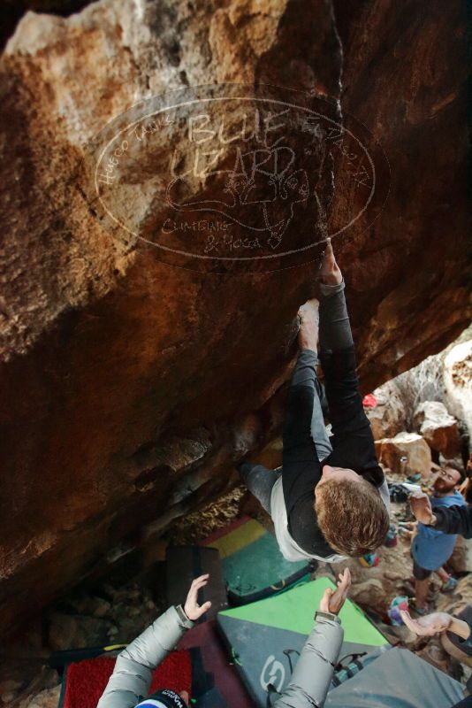Bouldering in Hueco Tanks on 01/04/2020 with Blue Lizard Climbing and Yoga
Filename: SRM_20200104_1728280.jpg
Aperture: f/3.5
Shutter Speed: 1/200
Body: Canon EOS-1D Mark II
Lens: Canon EF 16-35mm f/2.8 L