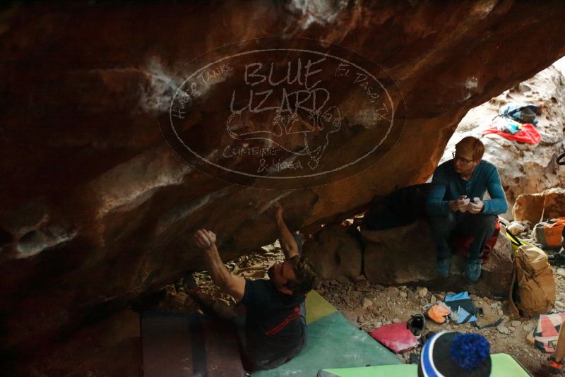 Bouldering in Hueco Tanks on 01/04/2020 with Blue Lizard Climbing and Yoga
Filename: SRM_20200104_1747390.jpg
Aperture: f/2.8
Shutter Speed: 1/160
Body: Canon EOS-1D Mark II
Lens: Canon EF 16-35mm f/2.8 L