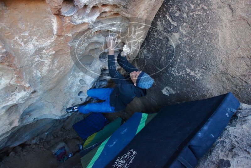 Bouldering in Hueco Tanks on 01/08/2020 with Blue Lizard Climbing and Yoga

Filename: SRM_20200108_1041150.jpg
Aperture: f/4.5
Shutter Speed: 1/250
Body: Canon EOS-1D Mark II
Lens: Canon EF 16-35mm f/2.8 L