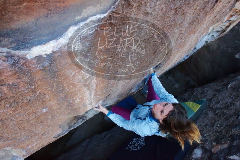 Bouldering in Hueco Tanks on 01/08/2020 with Blue Lizard Climbing and Yoga

Filename: SRM_20200108_1051371.jpg
Aperture: f/5.6
Shutter Speed: 1/250
Body: Canon EOS-1D Mark II
Lens: Canon EF 16-35mm f/2.8 L