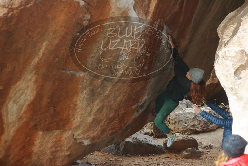 Bouldering in Hueco Tanks on 01/08/2020 with Blue Lizard Climbing and Yoga
Filename: SRM_20200108_1115250.jpg
Aperture: f/2.8
Shutter Speed: 1/250
Body: Canon EOS-1D Mark II
Lens: Canon EF 50mm f/1.8 II