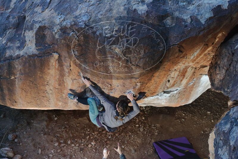 Bouldering in Hueco Tanks on 01/08/2020 with Blue Lizard Climbing and Yoga
Filename: SRM_20200108_1127160.jpg
Aperture: f/5.6
Shutter Speed: 1/250
Body: Canon EOS-1D Mark II
Lens: Canon EF 50mm f/1.8 II