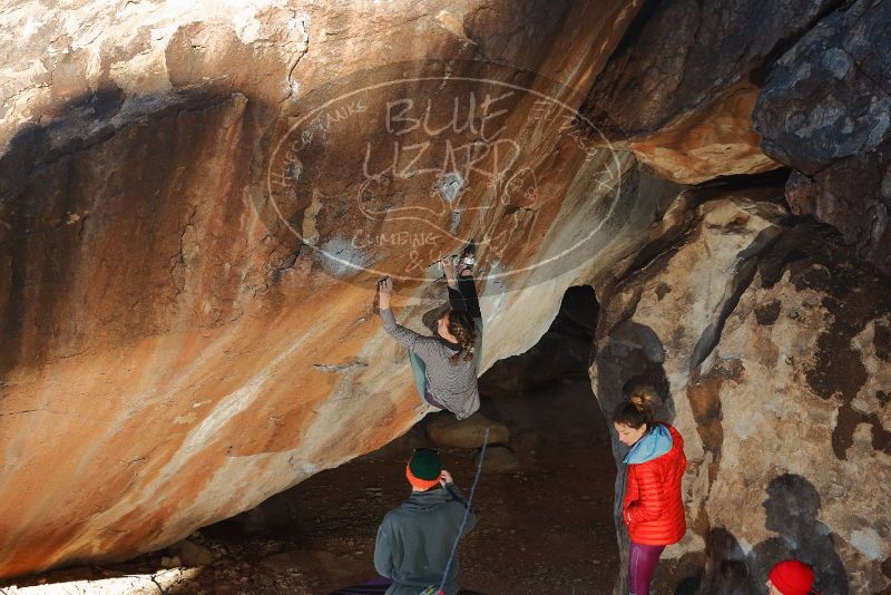 Bouldering in Hueco Tanks on 01/08/2020 with Blue Lizard Climbing and Yoga
Filename: SRM_20200108_1143370.jpg
Aperture: f/5.6
Shutter Speed: 1/250
Body: Canon EOS-1D Mark II
Lens: Canon EF 50mm f/1.8 II