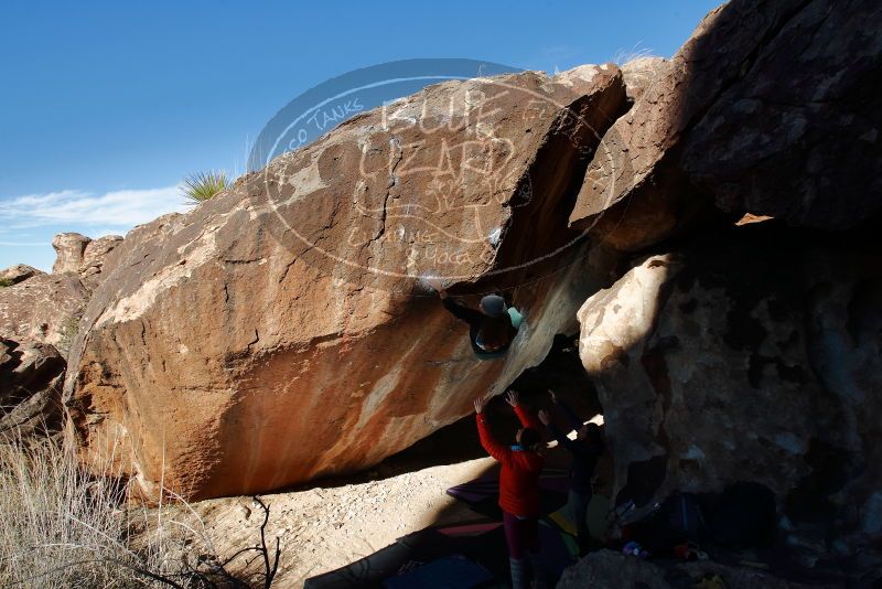 Bouldering in Hueco Tanks on 01/08/2020 with Blue Lizard Climbing and Yoga
Filename: SRM_20200108_1151260.jpg
Aperture: f/8.0
Shutter Speed: 1/250
Body: Canon EOS-1D Mark II
Lens: Canon EF 16-35mm f/2.8 L