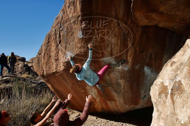 Bouldering in Hueco Tanks on 01/08/2020 with Blue Lizard Climbing and Yoga
Filename: SRM_20200108_1210470.jpg
Aperture: f/8.0
Shutter Speed: 1/250
Body: Canon EOS-1D Mark II
Lens: Canon EF 16-35mm f/2.8 L