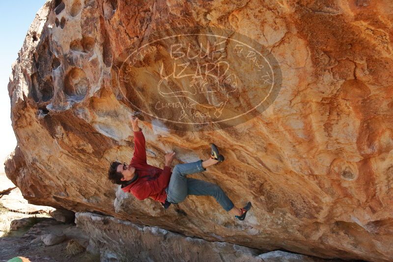 Bouldering in Hueco Tanks on 01/08/2020 with Blue Lizard Climbing and Yoga

Filename: SRM_20200108_1306161.jpg
Aperture: f/7.1
Shutter Speed: 1/500
Body: Canon EOS-1D Mark II
Lens: Canon EF 16-35mm f/2.8 L