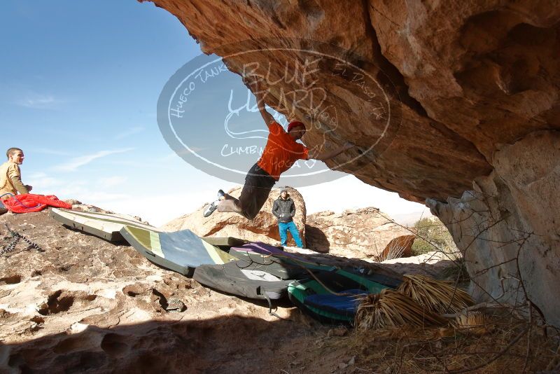 Bouldering in Hueco Tanks on 01/08/2020 with Blue Lizard Climbing and Yoga
Filename: SRM_20200108_1331503.jpg
Aperture: f/8.0
Shutter Speed: 1/500
Body: Canon EOS-1D Mark II
Lens: Canon EF 16-35mm f/2.8 L