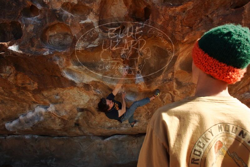 Bouldering in Hueco Tanks on 01/08/2020 with Blue Lizard Climbing and Yoga
Filename: SRM_20200108_1337380.jpg
Aperture: f/8.0
Shutter Speed: 1/500
Body: Canon EOS-1D Mark II
Lens: Canon EF 16-35mm f/2.8 L