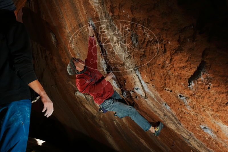 Bouldering in Hueco Tanks on 01/08/2020 with Blue Lizard Climbing and Yoga
Filename: SRM_20200108_1510190.jpg
Aperture: f/5.6
Shutter Speed: 1/250
Body: Canon EOS-1D Mark II
Lens: Canon EF 16-35mm f/2.8 L