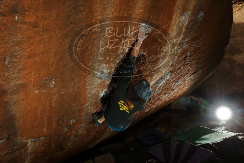 Bouldering in Hueco Tanks on 01/08/2020 with Blue Lizard Climbing and Yoga
Filename: SRM_20200108_1603450.jpg
Aperture: f/5.6
Shutter Speed: 1/250
Body: Canon EOS-1D Mark II
Lens: Canon EF 16-35mm f/2.8 L