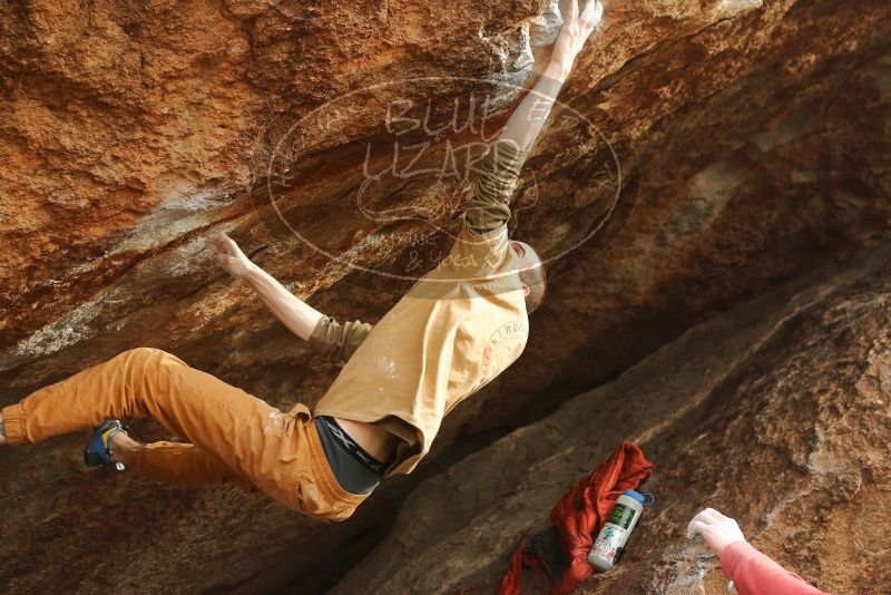 Bouldering in Hueco Tanks on 01/08/2020 with Blue Lizard Climbing and Yoga

Filename: SRM_20200108_1634550.jpg
Aperture: f/4.0
Shutter Speed: 1/400
Body: Canon EOS-1D Mark II
Lens: Canon EF 50mm f/1.8 II